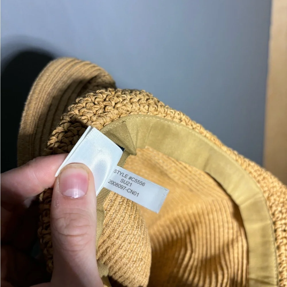 J.Crew Textured Summer Straw Hat